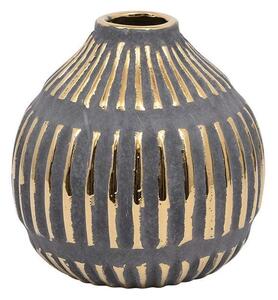 Βάζο 023-223-104 16x16x16cm Gold-Grey