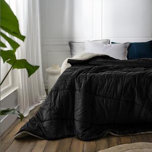 Κουβερτοπάπλωμα Teddy 407/14 Graphite Black Gofis Home