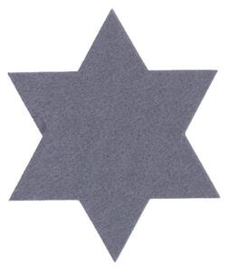 Σουβέρ Felt Star (Σετ 4τμχ) 4Χ(11Χ11) Grey Nef-Nef