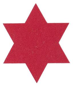 Σουβέρ Felt Star (Σετ 4τμχ) 4Χ(11Χ11) Red Nef-Nef