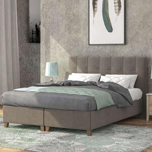 Κρεβάτι Νο66 160x200x110cm Light Grey