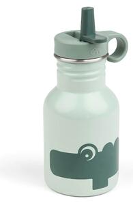 Παγούρι 350ml Με Καλαμάκι Done By Deer Croco BR77032 Green