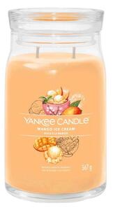 Αρωματικό Κερί Signature Mango Ice Cream Large 1632326E 9,3x15,7cm Orange Yankee Candle