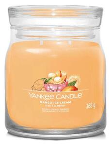 Αρωματικό Κερί Signature Mango Ice cream Medium 1632325E 9,3x11,4cm Orange Yankee Candle