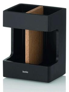 Ποτηροθήκη Cube 23688 8,5x6,5x11,5cm Black-Natural Kela