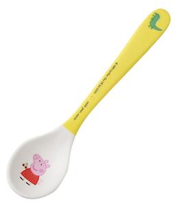 Κουτάλι Παιδικό 14cm Peppa Pig 52-908/10 6m+ Yellow-Pink Petit Jour Paris