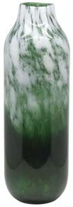 Βάζο Fantasy 15-00-23905 Φ14x45,5cm White-Green Marhome