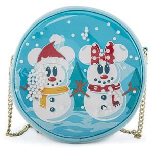 Τσαντάκι Χιαστί Παιδικό Disney Snowman Mickey Minnie Snow GlobeWDTB2339 Multi Loungefly