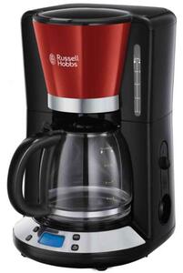 Καφετιέρα Γαλλικού Με Οθόνη Lcd Colours Plus 24031-56 1,25lt 1000W Black-Red Russell Hobbs