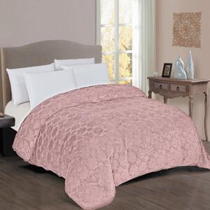 Κουβερτοπάπλωμα 1830 Γούνα-Sherpa 730gsm English Rose DimCol