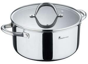 Κατσαρόλα Hi-Tech BGMP001626 Φ28x14cm Inox Bergner