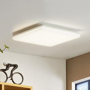 PRIOS Φωτιστικό οροφής Prios Artin LED, γωνιακό, 33 cm, Λευκό, Μπάνιο, Πλαστικό, σύγχρονο