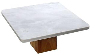 Τουρτιέρα Με Πόδι FAV241 30x30x11cm Natural-White Espiel