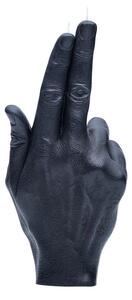 Κερί Χειρονομίας Gun Fingers 360gr 21x10x6cm Black Candle Hand