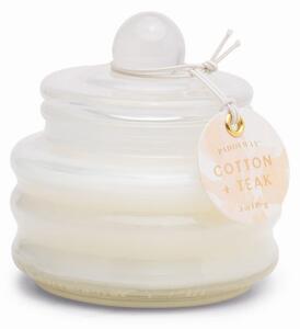 Αρωματικό Κερί Με Καπάκι Cotton & Teak 85gr Paddywax