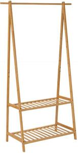 Κρεμάστρα Δαπέδου Bamboo AH-MU73024 93x43,5x153cm Natural Andrea House