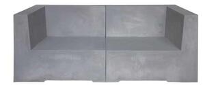 Καναπές 2θέσιος CONCRETE Cement Grey