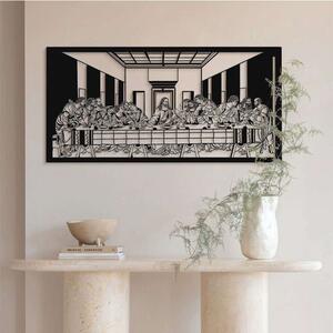 Διακοσμητικό Τοίχου The Last Supper 507ATP1213 95x46cm Black Wallity