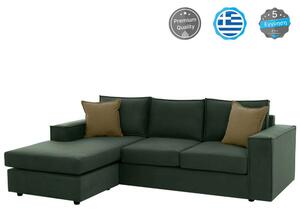 Καναπές Γωνία Monaco HM3257.17 Αναστρέψιμη 240x170x86cm Αλέκιαστο Ύφασμα Green-Olive