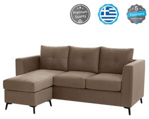 Καναπές Γωνία Αναστρέψιμη Ponza HM3251.03 200x140x88cm Αλέκιαστο Ύφασμα Beige