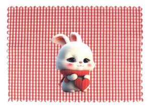 Σουπλά Παιδικό Love Bunny 36 Red DimCol