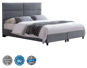 Κρεβάτι Milo HM628.10 Για Στρώμα 180x200cm Βελούδινο Grey