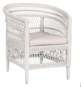 Πολυθρόνα Malawi HM9635.02 Με Μαξιλάρι 80x70x86cm Rattan White