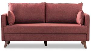 Καναπές - Κρεβάτι Τριθέσιος Bella 825BLC1517 208x81x85cm Claret Red