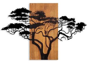 Διακοσμητικό Τοίχου Acacia Tree 891TNL3152 89x58cm Walnut-Black Wallity