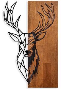 Διακοσμητικό Τοίχου Red Deer 891TNL2350 36x58cm Walnut-Black Wallity