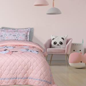 Κουβερλί Παιδικό 4878 Pink-White-Grey Das Home