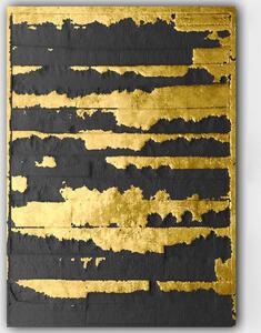 Πίνακας Καμβάς 441HPE1558 70x100cm Black-Gold Wallity