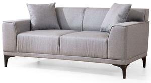 Καναπές Διθέσιος Petra 560ARE1526 163x69x86cm Light Grey