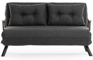 Καναπές - Κρεβάτι Διθέσιος Sando 859FTN2824 133x78x78cm Dark Grey