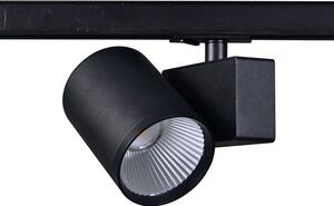 Σποτ Ράγας 2 Καλωδίων LISOR4030B2 10x12,5cm Led 4000lm 40W 3000K Black Aca