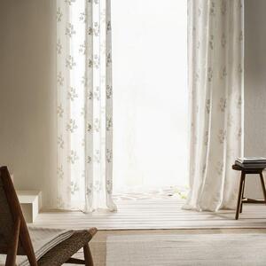 Κουρτίνα Leaf SS24 532 Με Σιρίτι Off White Gofis Home