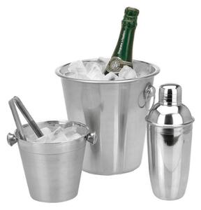 424155 Excellent Houseware 4 Piece Bar Set Stainless Steel - Ασήμι