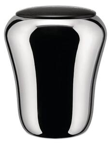 Καλάθι Απλύτων - Σκαμπό Babà SG74 36x46,5cm Inox-Black Alessi