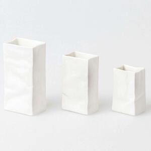 Βάζα Paper Bags (Σετ 3Τμχ) RD0016808 4,5/8cm White Raeder