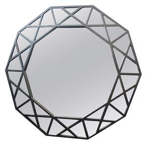 Καθρέπτης Τοίχου Diamante 11-0432 80x80cm Black