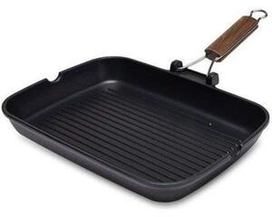 Τηγάνι - Γκριλιέρα Αντικολλητική Easy Grill OZ47000435 35x25cm Brown-Black Olympia Zanetti