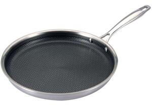 Τηγάνι Pancake Αντικολλητικό Hi-Tech-3 BGMP001614 Φ28x3cm Inox-Black Bergner