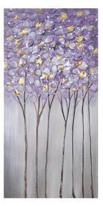 Πίνακας Σε Καμβά Lisov 022862 30x60xH2,5cm Grey-Purple