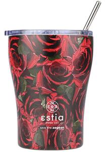 Ποτήρι - Θερμός Με Καλαμάκι Save The Aegean Twilight Rose 01-22983 350ml Multi Estia