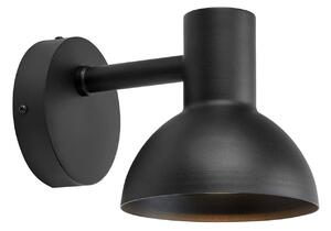 Markslöjd Εξωτερικός φωτισμός τοίχου LED Nubi, μαύρος, IP44, ρυθμιζόμενος, χάλυβας, ρυθμιζόμενος, Μαύρο, Ανοξείδωτος χάλυβας, Σκανδιναβικό