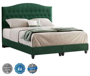 Κρεβάτι Malena HM638.13 Για Στρώμα 150x200cm Βελούδινο Dark Green