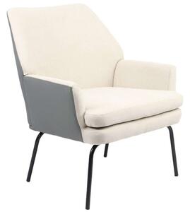 Πολυθρόνα Kieran 255-000042 77x69x82,5cm Beige-Grey