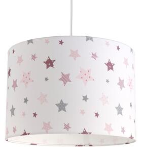 Παιδικό Φωτιστικό Κρεμαστό Hesperis Kids Little Stars 35x24cm Ε27 Pink Veis