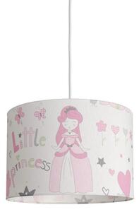 Παιδικό Φωτιστικό Κρεμαστό Hesperis Kids Little Princess 35x24cm Ε27 White-Lila-Pink Veis