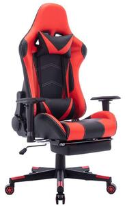 Καρέκλα Γραφείου Gaming Zeldo 232-000011 66x56x125/135cm Black-Red